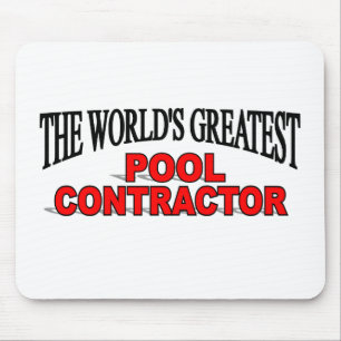 Der bestste das Pool-Auftragnehmer der Welt Mousepad