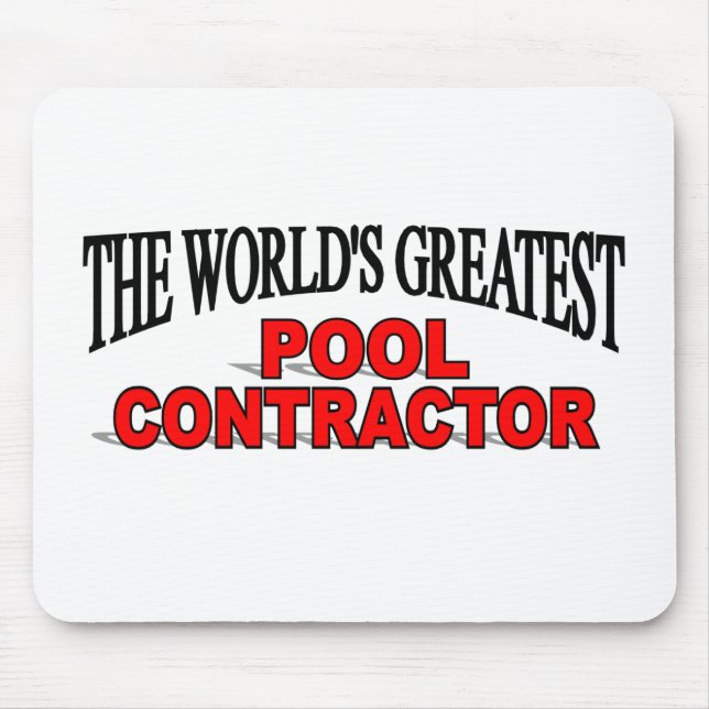 Der bestste das Pool-Auftragnehmer der Welt Mousepad (Vorne)