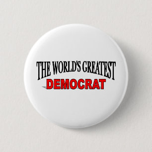 Der bestste Demokrat der Welt Button