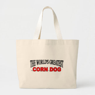 Der bestste der Mais-Hund der Welt Jumbo Stoffbeutel