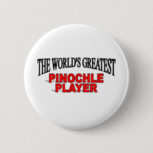 Der bestste der Pinochle-Spieler der Welt Button