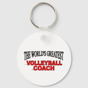 Der bestste der Volleyball-Trainer der Welt Schlüsselanhänger