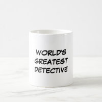 Der bestste Detektiv-" Tasse "der Welt