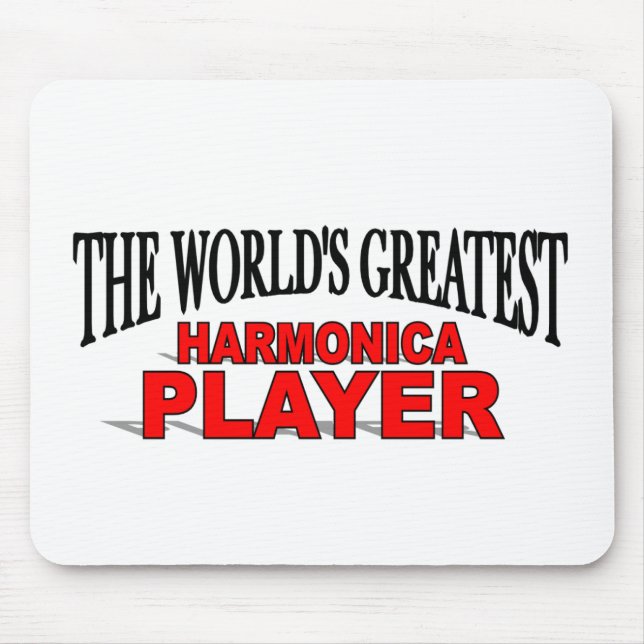 Der bestste die Harmonika-Spieler der Welt Mousepad (Vorne)