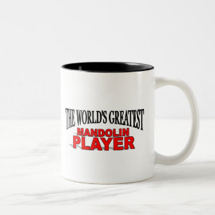 Der bestste die Mandolinen-Spieler der Welt Zweifarbige Tasse