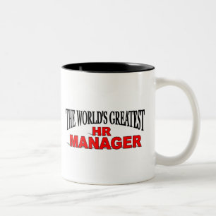 Der bestste die Stunden-Manager der Welt Zweifarbige Tasse