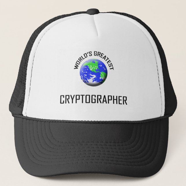 Der bestste Entcoder der Welt Truckerkappe (Vorderseite)