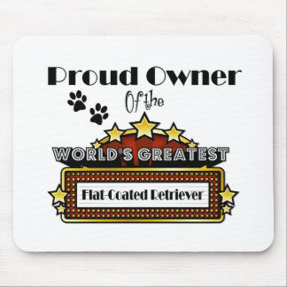Der bestste Flach-Überzogene Retriever der stolze Mousepad