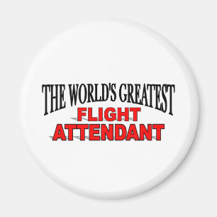Der bestste Flugbegleiter der Welt Magnet
