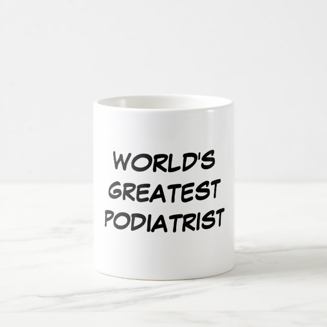 Der bestste Fußarzt-" Tasse "der Welt (Mittel)