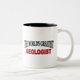 Der bestste Geologe der Welt Zweifarbige Tasse