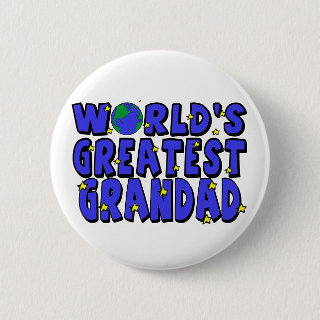 Der bestste Grandad    der Welt Button (Vorderseite)