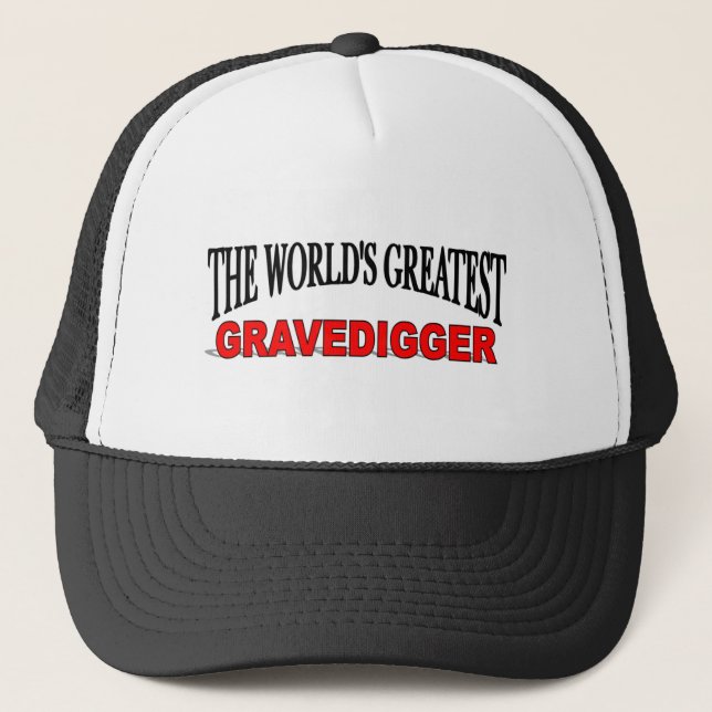 Der bestste Gravedigger der Welt Truckerkappe (Vorderseite)