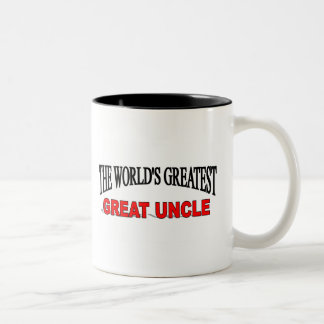 Der bestste große Onkel der Welt Zweifarbige Tasse