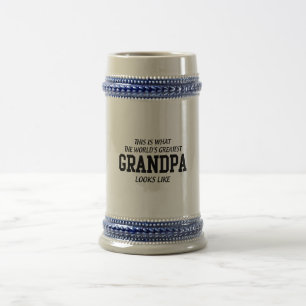 Der bestste Großvater der Welt Bierglas