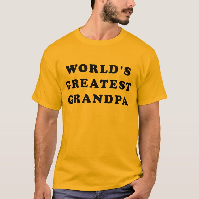 Der bestste Großvater der Welt T-Shirt (Vorderseite)