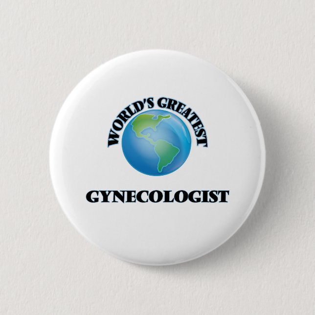 Der bestste Gynäkologe der Welt Button (Vorderseite)
