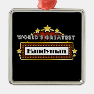 Der bestste Heimwerker der Welt Ornament Aus Metall