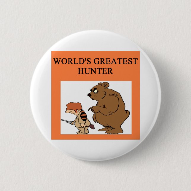der bestste Jäger der Welt Button (Vorderseite)