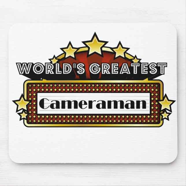 Der bestste Kameramann der Welt Mousepad (Vorne)