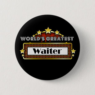 Der bestste Kellner der Welt Button
