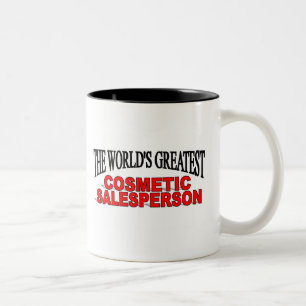 Der bestste kosmetische Verkäufer der Welt Zweifarbige Tasse