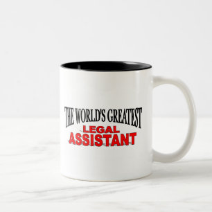 Der bestste legale Assistent der Welt Zweifarbige Tasse