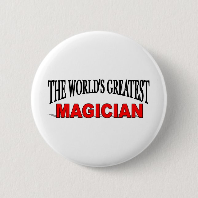 Der bestste Magier der Welt Button (Vorderseite)