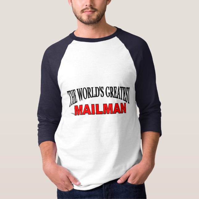 Der bestste Mailman der Welt T-Shirt (Vorderseite)