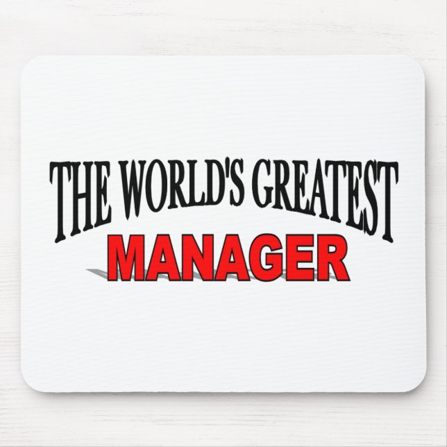 Der bestste Manager der Welt Mousepad (Vorne)