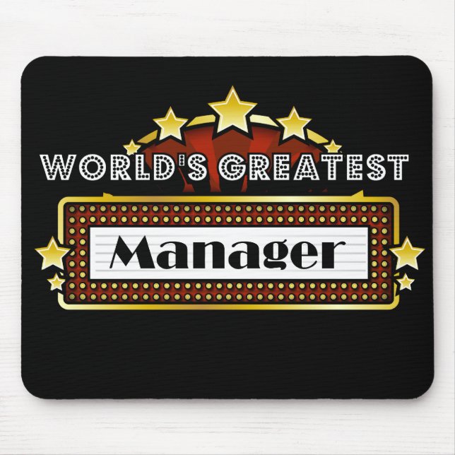 Der bestste Manager der Welt Mousepad (Vorne)