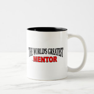 Der bestste Mentor der Welt Zweifarbige Tasse