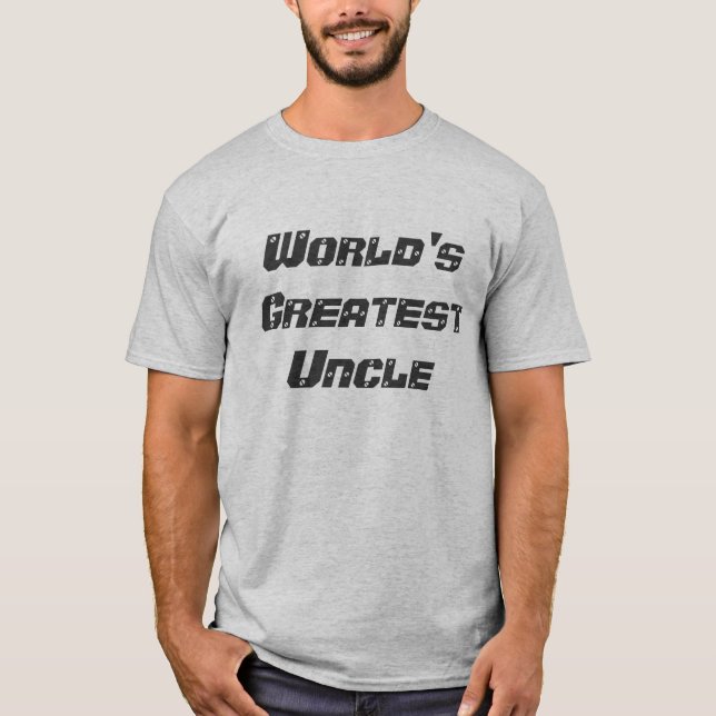 Der bestste Onkel der Welt T-Shirt (Vorderseite)
