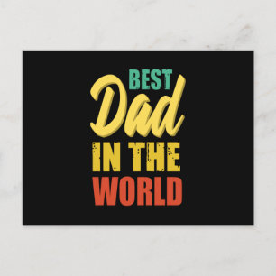 Der Bestste Papa der Welt Postkarte