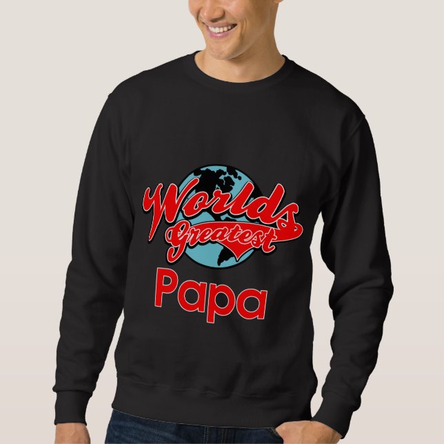 Der bestste Papa der Welt Sweatshirt (Vorderseite)