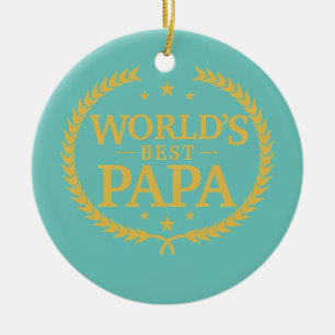 Der Bestste Papa-Preis der Welt Keramik Ornament