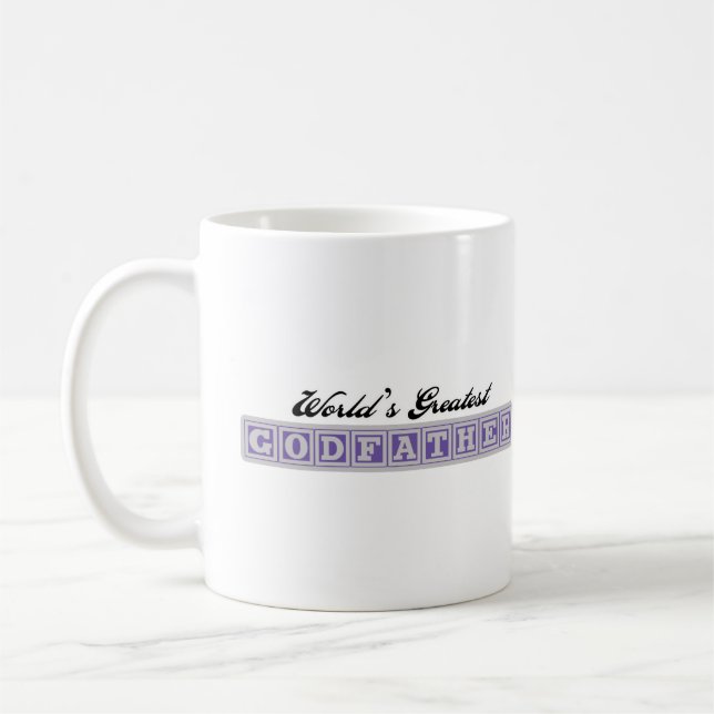 Der bestste Pate der Welt Tasse (Links)