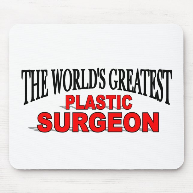 Der bestste Plastikchirurg der Welt Mousepad (Vorne)