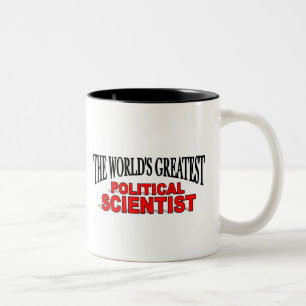 Der bestste politische Wissenschaftler der Welt Zweifarbige Tasse