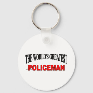 Der bestste Polizist der Welt Schlüsselanhänger