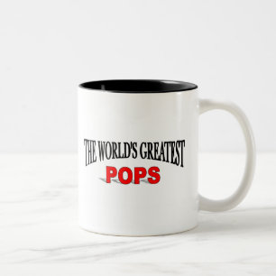 Der bestste Pop der Welt Zweifarbige Tasse