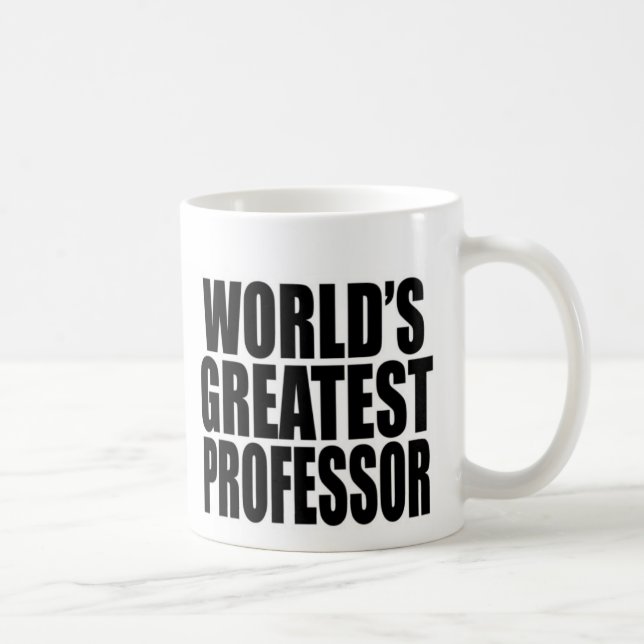 Der bestste Professor der Welt Kaffeetasse (Rechts)