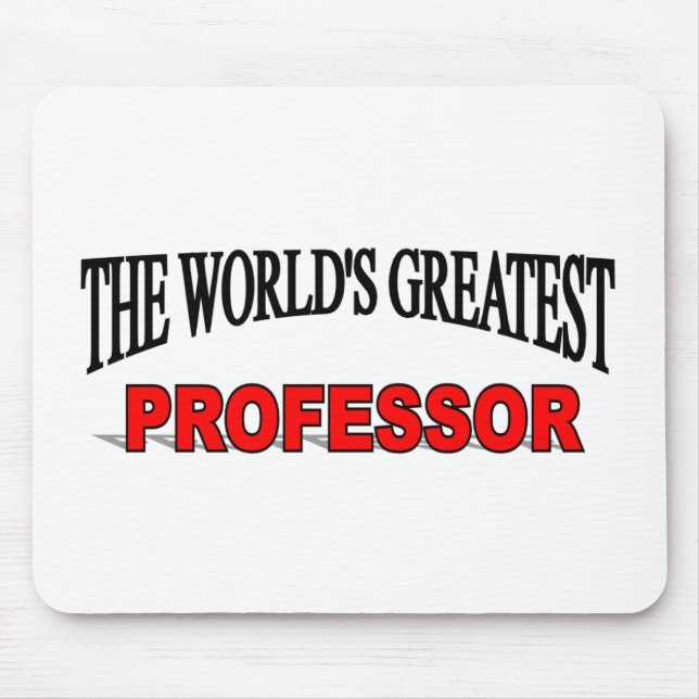 Der bestste Professor der Welt Mousepad (Vorne)