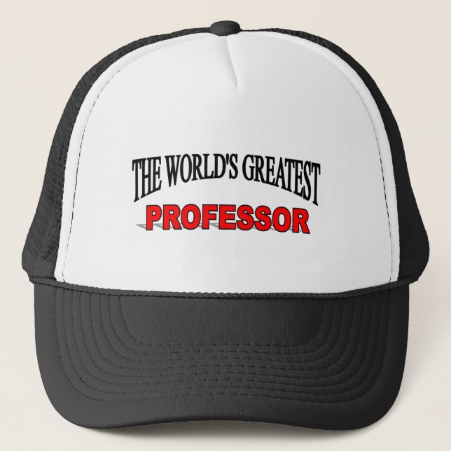 Der bestste Professor der Welt Truckerkappe (Vorderseite)