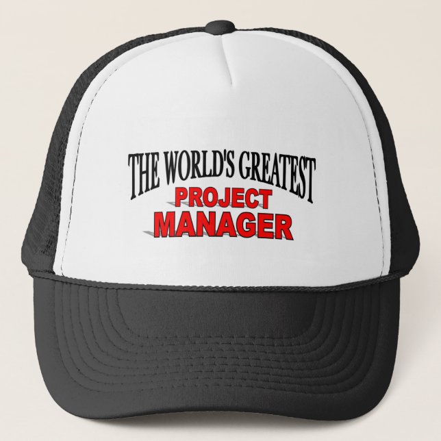 Der bestste Projektleiter der Welt Truckerkappe (Vorderseite)