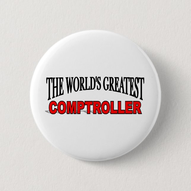 Der bestste Rechnungsprüfer der Welt Button (Vorderseite)