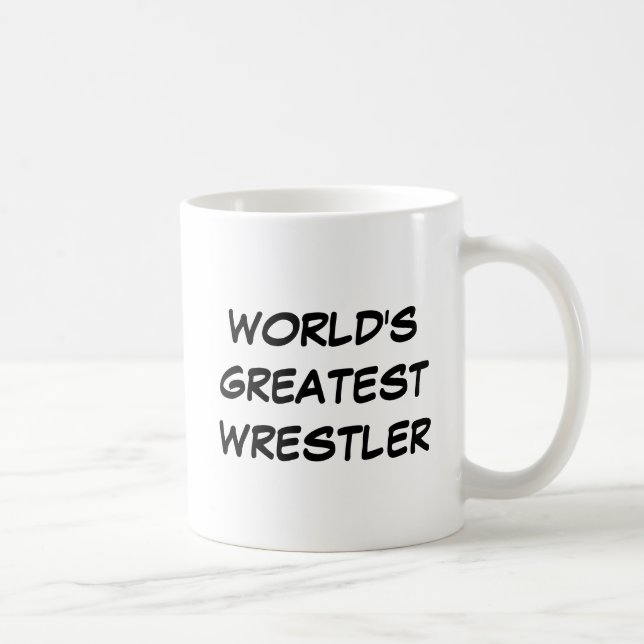 Der bestste Ringkämpfer-" Tasse "der Welt (Rechts)