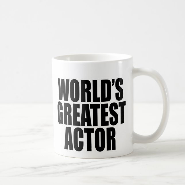 Der bestste Schauspieler der Welt Tasse (Rechts)