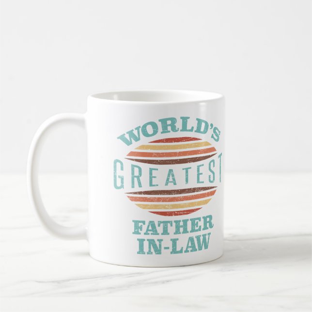 Der Bestste Schwiegervater der Welt Kaffeetasse (Links)