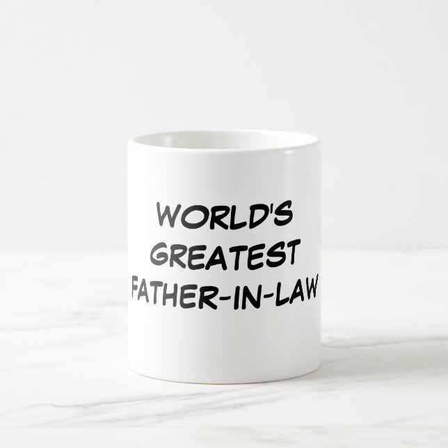 Der bestste Schwiegervater-" Tasse "der Welt (Mittel)